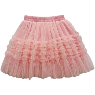 女童半身裙纱裙亲子夏季新款儿童蓬蓬裙公主裙小清新时尚网纱短裙