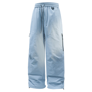 NASA STUSY美式2026新款秋冬装男款休闲长裤子加厚保暖工装羽绒裤