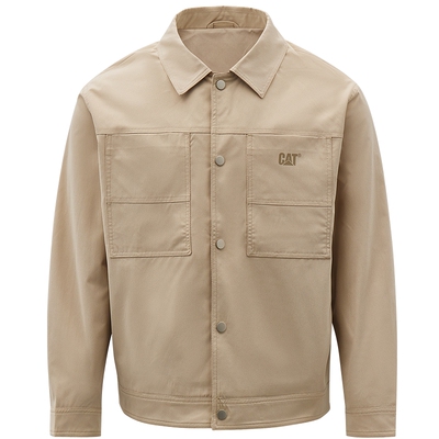 CAT卡特26春季新品男士复古工装基础衬衫式外套工装风宽松夹克