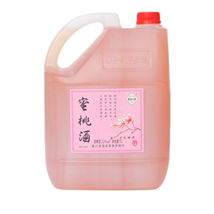 慕纯婉云网红12度发酵蜜桃酒桃花酒桃花酿酒馆斗酒景区甜果酒10斤