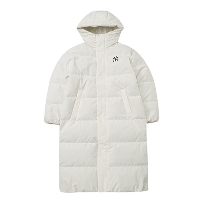 MLB正品羽绒服男装女装新款连帽休闲服时尚长款羽绒外套3ADJB2146