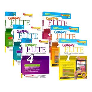 SAP Conquer Elite Level 1-6年级 新加坡英语写作阅读理解语法完形填空教辅 英语综合能力 攻克精英系列 英文原版进口