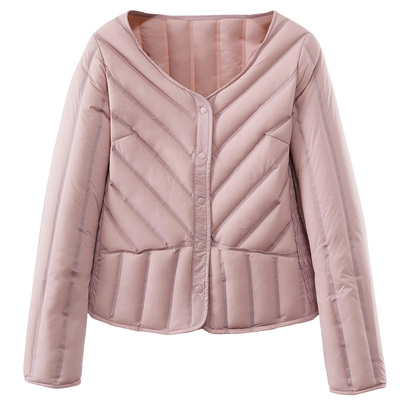 雅鹿2025女款加厚保暖羽绒服