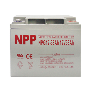 耐普npp铅酸电池直流屏胶体蓄电池电瓶储能12v太阳能家用机房专用