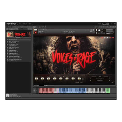 新版硬核死亡金属人声音源