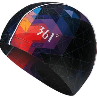 361度新款泳帽成人时尚专业舒适长发游泳帽子不勒头男女通用布帽