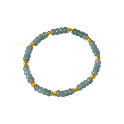 天然蓝水翡翠叠戴新中式手串