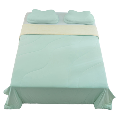 神气小鹿茶韵夏凉被可水洗夏被凉感控温空调亲肤被抑菌防螨透气