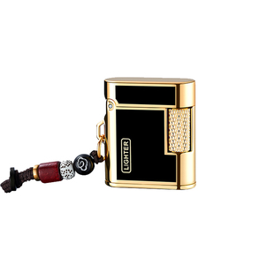 网红款高档煤油打火机男士复古合金迷你挂绳侧滑砂轮式送男友礼物