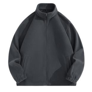 NN真维斯摇粒绒外套男款秋冬保暖冲锋衣内胆青少年加厚双面绒夹克