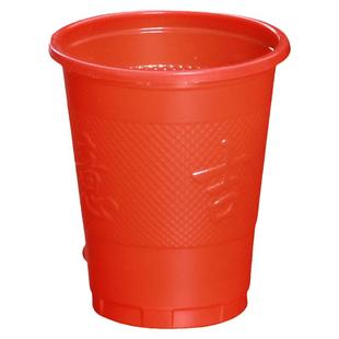 一次性杯子塑料红色结婚水杯茶杯航空杯加厚酒杯一次性的新年杯子