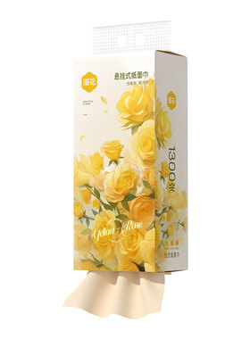 大包1300张悬挂式抽纸纸巾