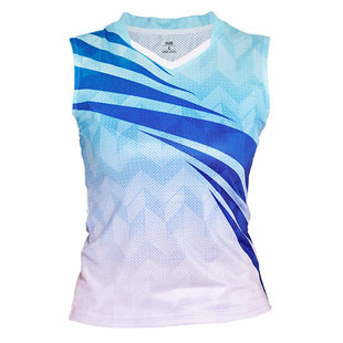 无袖羽毛球服套装女速干衣男背心乒乓球气排球训练运动服定制新款