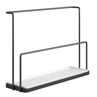 厨房抹布架窗台水槽加高抹布专用沥水架洗碗布海绵洗洁精置物架子