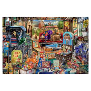 现货包邮美国Buffalo进口成人益智拼图 搬运工仓库2000片减压玩具