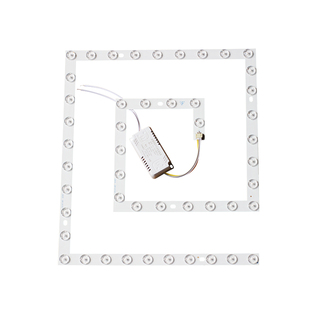 餐厅客厅led风扇灯专用替换灯芯光源驱动方形灯条灯磁吸三色灯板