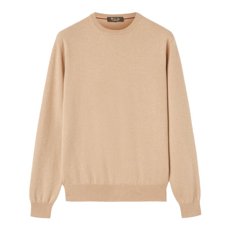 LoroPiana/诺悠翩雅男士针织衫羊绒吊坠经典幼羊绒制百搭新款