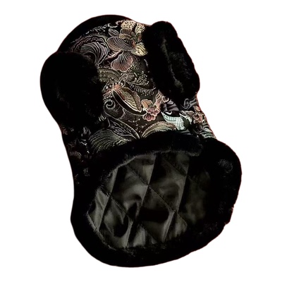 新中式双色冬季猫狗保暖马甲