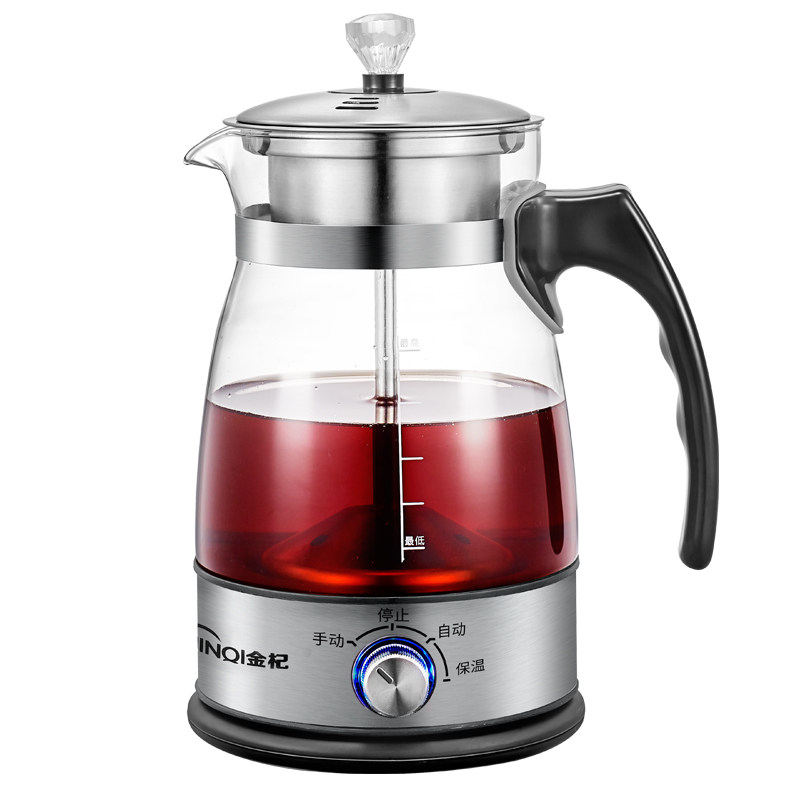 金杞煮茶器第五代全自动蒸汽喷淋式黑茶煮茶壶加厚玻璃智能蒸茶器