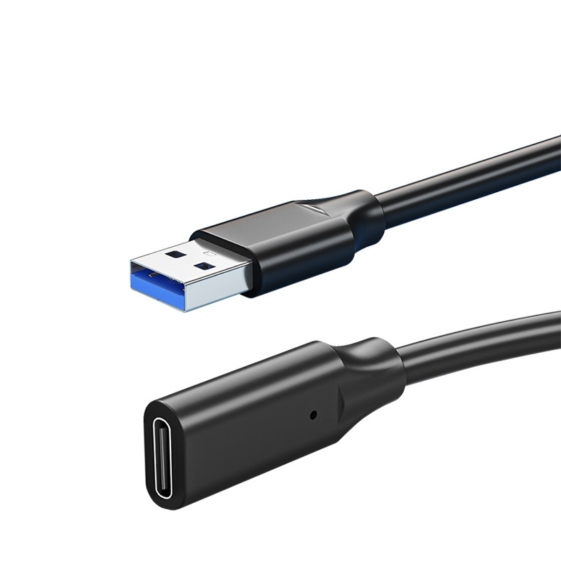 USB3.2公转Type-C母延长线OTG转接线3.0公母线3.1Gen2公对母数据线C公A母转换接头手机耳机USBC充
