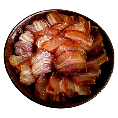 重庆巫溪腊肉农家自制500g三线五花香肠柏树烟熏四川特产