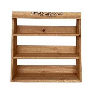 *番茄森森*香杉木文具店展示架房书桌陈列木质桌面展示盒多层置物