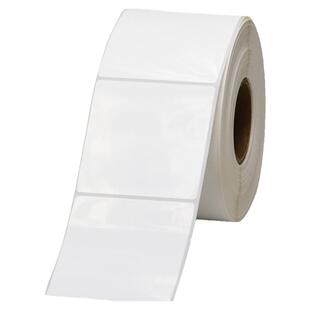 亮白PET标签纸50*50mm不干胶白色防水贴纸防油撕不烂PVC5x5cm定制