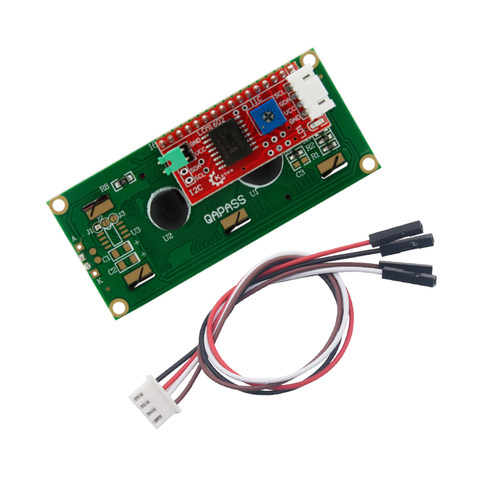 LCD1602转接板 含液晶显示屏 IIC/I2C/接口 送 函数库 转接模块