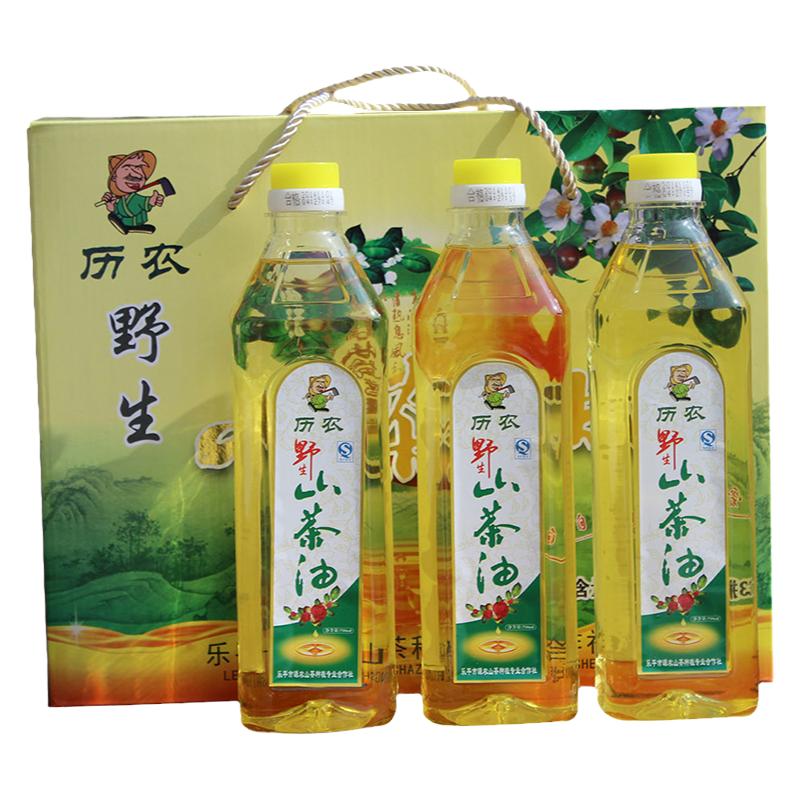 历农野山茶油750ml纯天然茶籽油