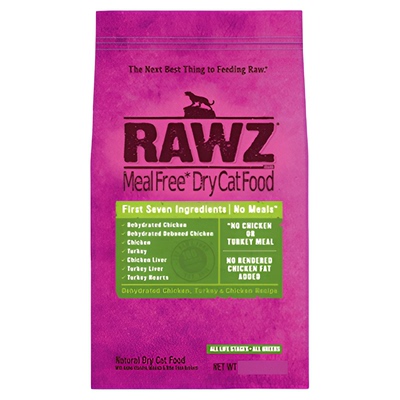 【自营】rawz罗斯猫粮高蛋白鸡肉火鸡配方全猫粮7.8磅