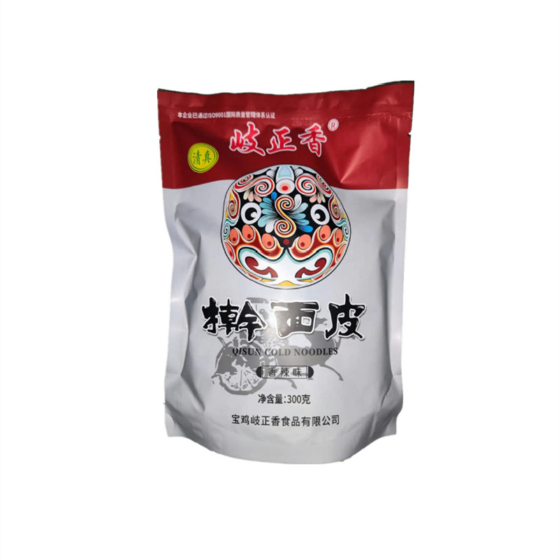 岐正香宝鸡岐山擀面皮红油凉皮300g袋装正宗速食香辣爽口陕西特产