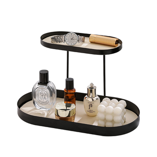 入户钥匙收纳玄关摆件轻奢高档桌面客厅鞋柜装饰品门口托盘置物架