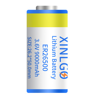 ER26500 PLC CNC ETC燃气表流量计智能水表灯塔3.6V 锂电池带线