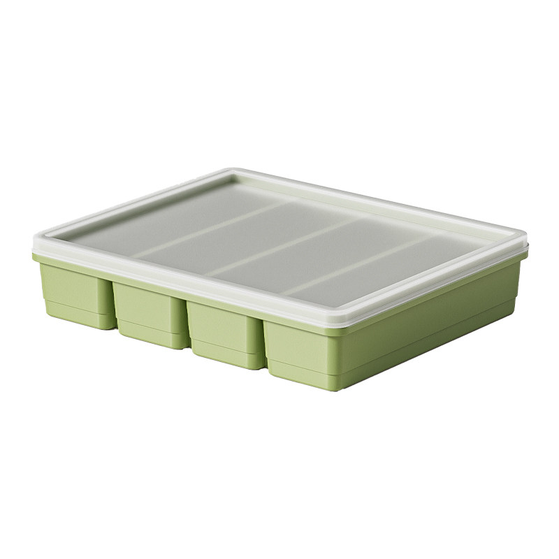 长条冰块冰格模具家用硅胶食品级冷冻格冰箱制冰神器冰淇淋储存盒