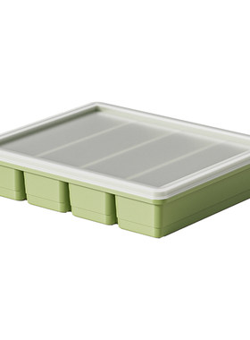 长条冰块冰格模具家用硅胶食品级冷冻格冰箱制冰神器冰淇淋储存盒