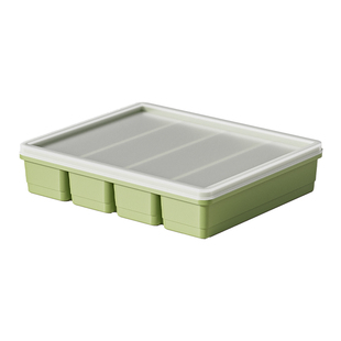长条冰块冰格模具家用硅胶食品级冷冻格冰箱制冰神器冰淇淋储存盒