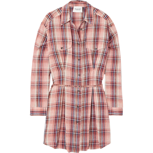 【夏季特惠】Isabel Marant Etoile春夏女士迷你衬衫式连衣裙