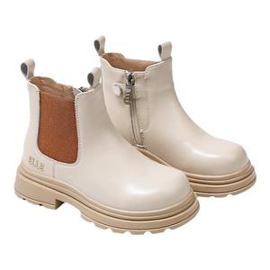 ELLEkids秋冬防滑皮靴男女童靴