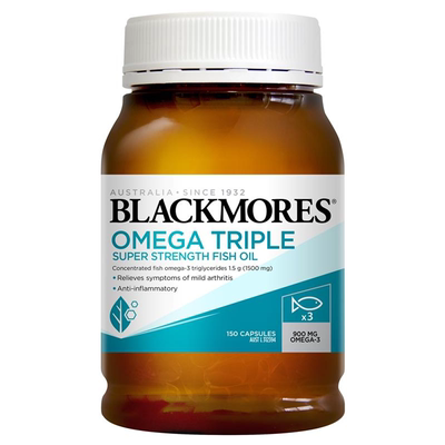 BLACKMORES鱼油强度无腥三高