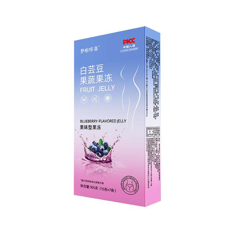 酵素果冻SOSO加强升级版蓝莓味白芸豆果蔬果冻梦啦哆喜官方旗舰店