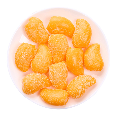 芒果味软糖软糕水果味喜糖果新年果汁糖橡皮糖休闲小零食年货批发