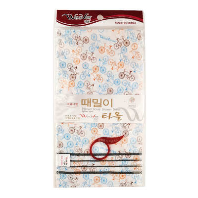 weaver韩国进口搓澡巾手套细纹