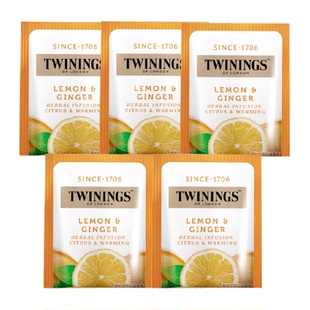 川宁柠檬干姜味花草茶茶包散装冲泡暖胃袋泡茶包无咖啡因