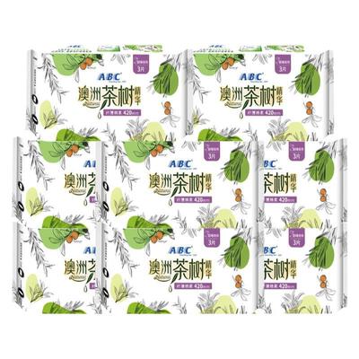 ABC卫生巾茶树精华夜用420mm
