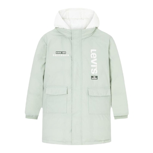 【长款加厚羽绒服】Levis李维斯儿童男童冬季新款女外套童装加厚