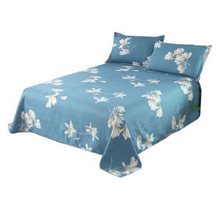 床单三件套双人被单枕套亲肤磨毛抗单人床四季通用学生宿舍单子秋