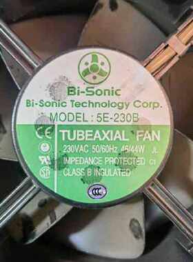议价原装百瑞Bi-Sonic通风机5E-230B 230V 46W