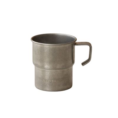 WENSHUO 复古304不锈钢马克杯户外野营水杯便携可堆叠水杯茶杯