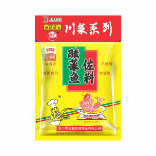 李记乐宝300g老坛酸菜鱼调料包经典原味家用商用爽口酸菜鱼佐料