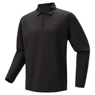 Ozark奥索卡25年秋冬新品长袖保暖百搭户外微拉绒外套POLO衫男款